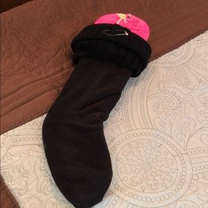 Betsey Johnson cozy boot liners knee height